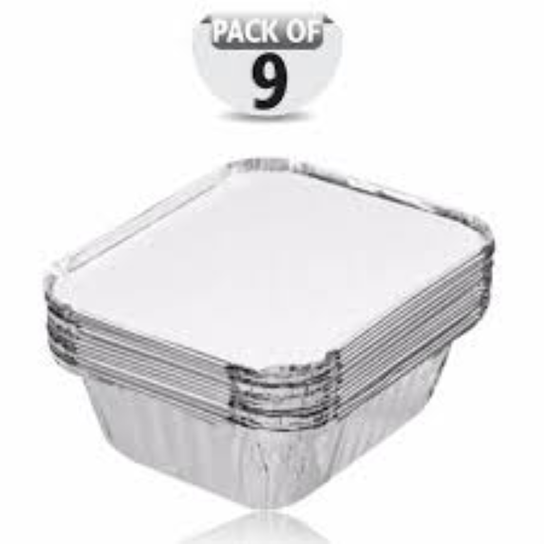 H/MAID 9PK MED.FOIL CONATINER W/LID